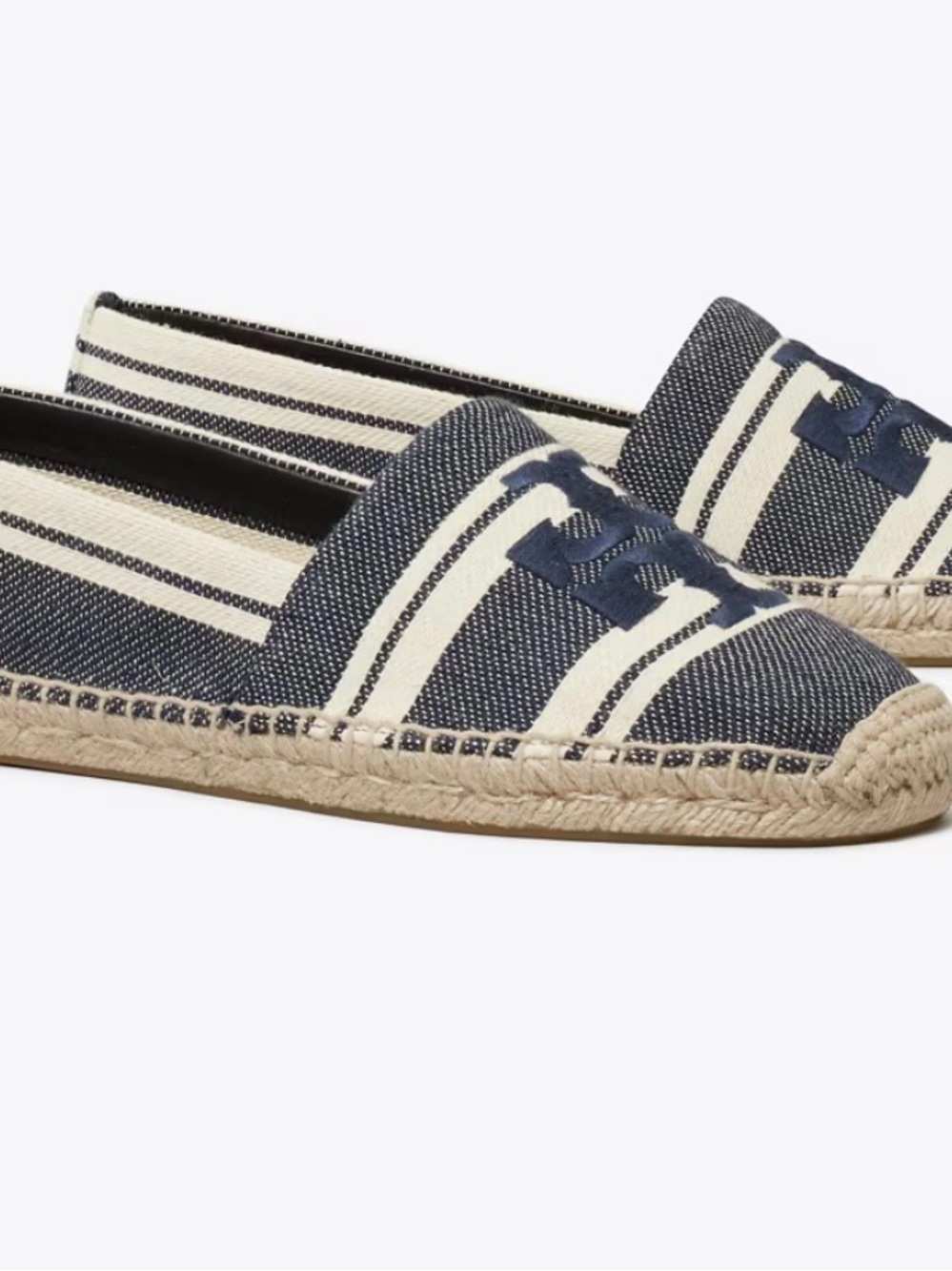 Tory Burch Double T Jacquard Espadrille